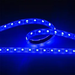 Outdoor LED Strip Flexible LED SMD 5050, IP67, 24V 14.4W/m, BLAU, 200cm