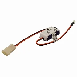 Spanningstransformator AC/DC, blauw, wit