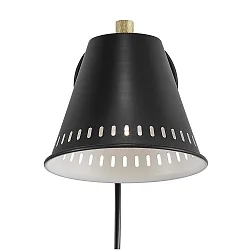 Wandarmatuur PINE GU10 IP20, zwart, zwart mat 