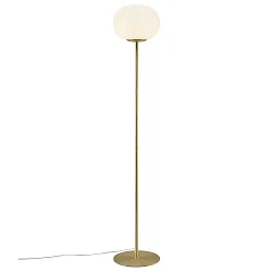 Staande lamp ALTON E27 IP20, mat, messing 