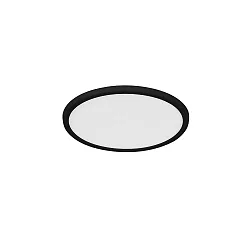 Plafondarmatuur OJA 29 IP54 SCENE SELECT rond, CCT Switch, instelbaar IP54, zwart mat 