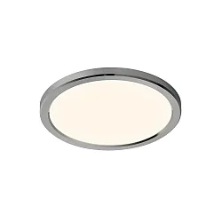 Plafondarmatuur OJA 29 IP54 SCENE SELECT rond, CCT Switch, instelbaar IP54, nikkel geborsteld, wit 