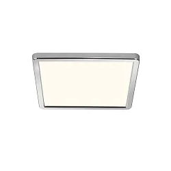 Plafondarmatuur OJA SQUARE 29 IP54 SCENE SELECT hoekig, CCT Switch, instelbaar IP54, chroom dimbaar