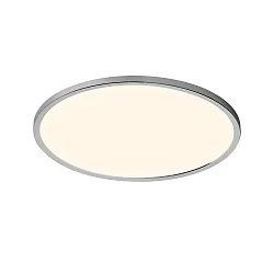Plafondarmatuur OJA 42 IP54 SCENE SELECT plat, rond, CCT Switch IP54, chroom dimbaar