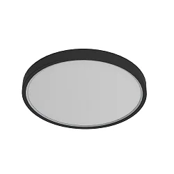 Plafondarmatuur NOXY CCT Switch, schakelbaar IP44, zwart mat 