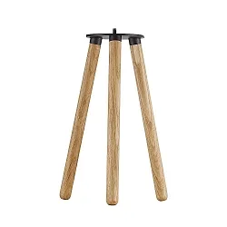 Lampvoet voor KETTLE TRIPOD 31, bruin, mat