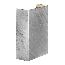 Wandarmatuur voor buitenshuis FOLD 10 LED IP54, helder, verzinkt 
