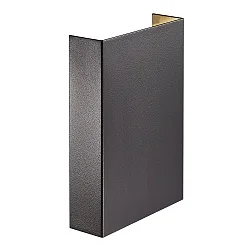 Wandarmatuur voor buitenshuis FOLD 15 LED IP54, helder, zwart mat 