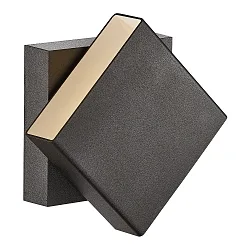 Wandarmatuur voor buitenshuis TURN LED IP54, zwart mat dimbaar