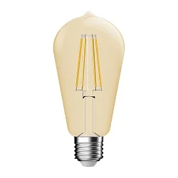 LED lichtbron DECO CLASSIC EDISON E27 5,4W 380lm 2500K 360° CRI 80 dimbaar, goud dimbaar