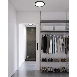 ceiling luminaire LIVA SMART RGB IP54, black 