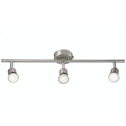 Nordlux LED Spot track AVENUE LED, 3 flames, GU10, IP20, brushed steel
