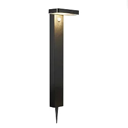Staande armatuur voor buiten RICA SQUARE IP44, messing, zwart