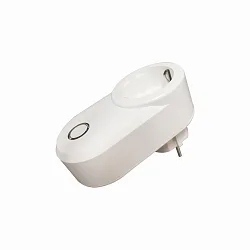 socket SMART FR controllable via WLAN / WIFI, white