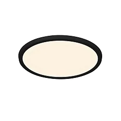 Plafondarmatuur OJA 29 IP54 CCT DIM rond, CCT Switch IP54, zwart mat dimbaar