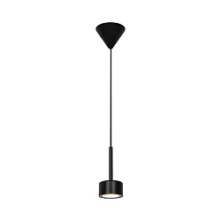 pendant luminaire CLYDE IP20, black matt dimmable