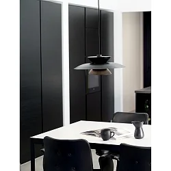 Pendelarmatuur CARMEN E27 IP20, zwart mat 
