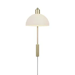 Wandarmatuur ELLEN 20 E14 IP20, messing dimbaar