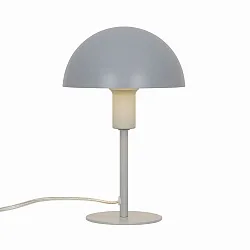 Tafelarmatuur ELLEN MINI halfrond, met Schakelaar, met Lamphouder E14 IP20, grijs, mat 