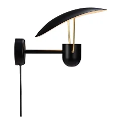 wall luminaire FABIOLA GU10 IP20, black 