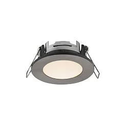 downlight LEONIS set of 1 IP65, brushed nickel 