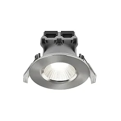 downlight FREMONT set of 3 IP65, steel brushed dimmable