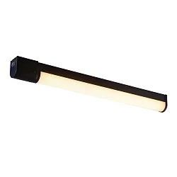 Wandarmatuur MALAIKA 68 IP44, zwart mat 