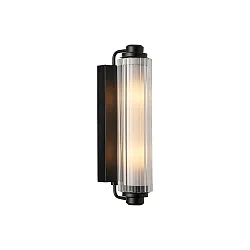 Wandarmatuur NIMAL E14 IP44, zwart dimbaar