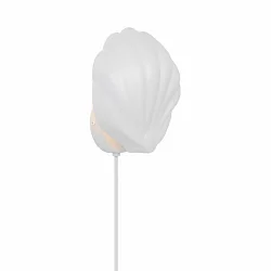 Wandarmatuur KONCHI E14 IP20, wit mat 
