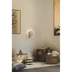 wall luminaire KONCHI E14 IP20, white matt 