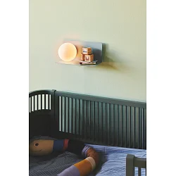 wall luminaire LILIBETH E14 IP20, blue, mat 