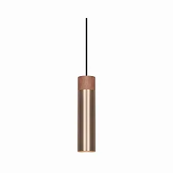 Pendelarmatuur TILO 1-vlams GU10 IP20, messing, gepolijst dimbaar