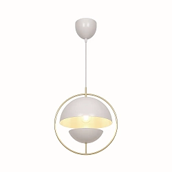 Pendelarmatuur TAVIA E27 IP20, wit dimbaar