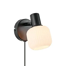 Wandarmatuur MILFORD MINI E14 IP20, zwart 