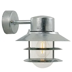 Nordlux Outdoor luminaire BLOKHUS DOWN Wall luminaire, E27, IP54, galvanized
