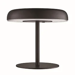 solar table lamp ELMER SOLAR IP44, black dimmable