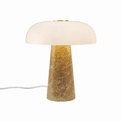 Tafelarmatuur GLOSSY MIN E14 IP20, beige, opaalwit 