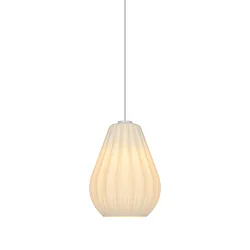 Pendelarmatuur SALLINO E27 IP20, wit dimbaar