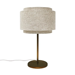 Tafelarmatuur TAKAI E27 IP20, beige, messing 