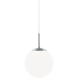 Pendelarmatuur CAFE 20 baalvormig E27 IP20, staal geborsteld dimbaar