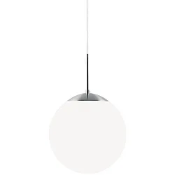 Pendelarmatuur CAFE 25 baalvormig E27 IP20, staal geborsteld dimbaar