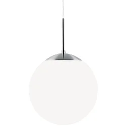 Pendelarmatuur CAFE 30 baalvormig E27 IP20, staal geborsteld dimbaar