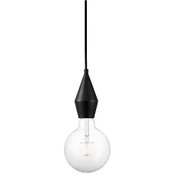 Pendelarmatuur AUD E27 IP20, zwart 