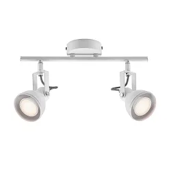 Nordlux Spot ASLAK track, 2 flames, GU10, white