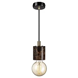 Pendelarmatuur SIV E27 IP20, bruin 
