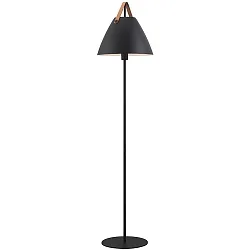 design for the people by Nordlux Table lamp STRAP, height 153.7cm, shade Ø 36cm, E27, black