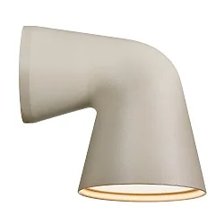 outdoor wall luminaire FRONT SINGLE GU10 IP44, sand coloured 