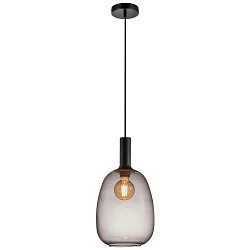 Nordlux Pendant luminaire ALTON 23, shade Ø 23cm, height 43cm, pendulum 300cm, E27, white / brass / black