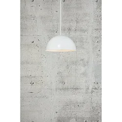Pendelarmatuur ELLEN 30 klein E27 IP20, wit mat dimbaar
