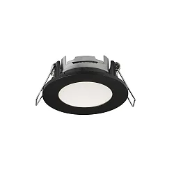 downlight LEONIS set of 3 IP65, black 